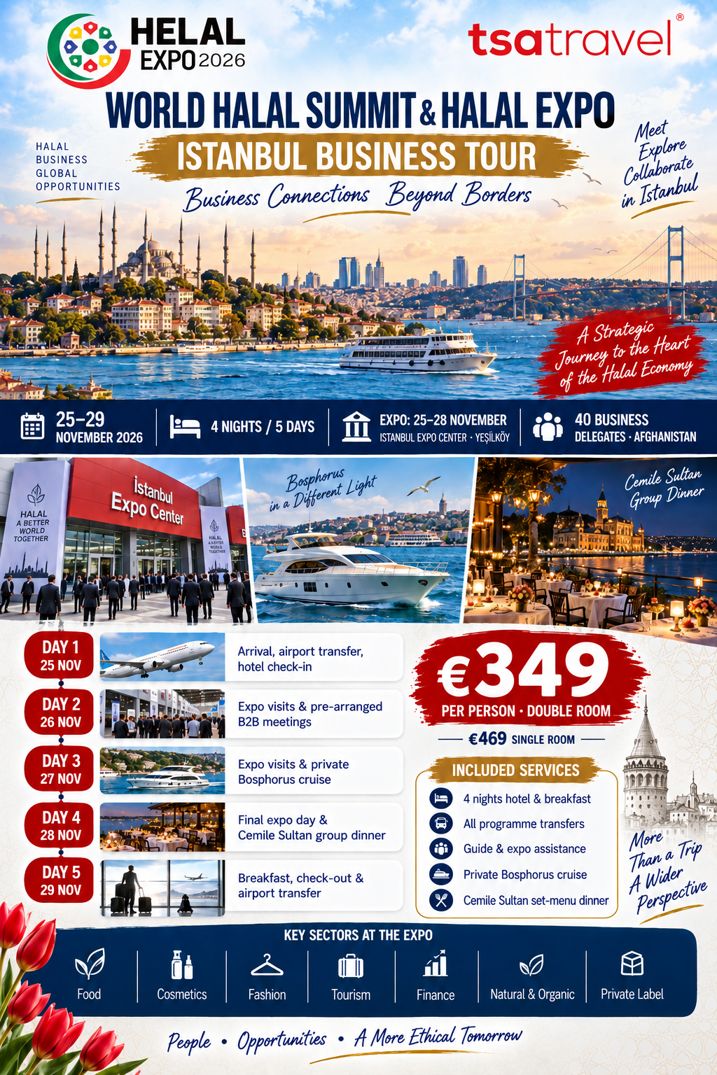 World Halal Summit & Halal Expo Istanbul 2026 — Tur Posteri