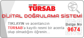 TÜRSAB Dijital Doğrulama Sistemi — Belge No 9674